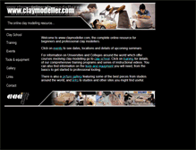 Tablet Screenshot of claymodeller.com
